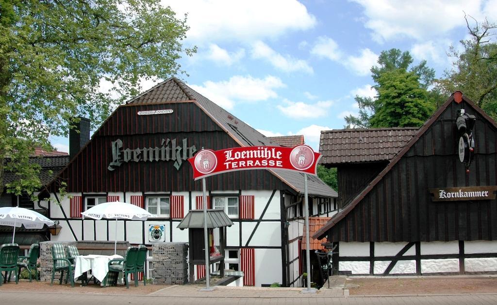 Hotel&Gastropark Loemühle-Restaurant-Biergarten Marl Buitenkant foto